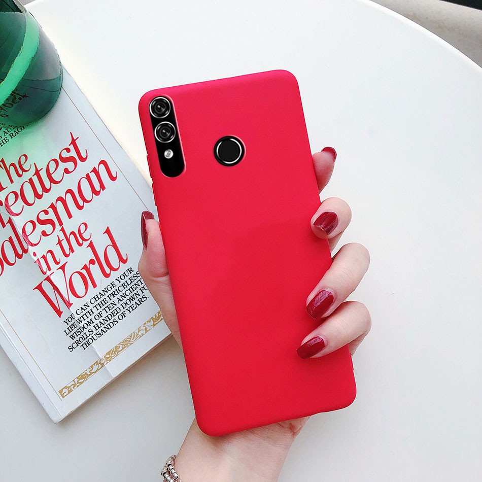 Ốp điện thoại silicon dẻo màu kẹo ngọt xinh xắn cho Huawei Honor 9 10 Lite P Smart 2019