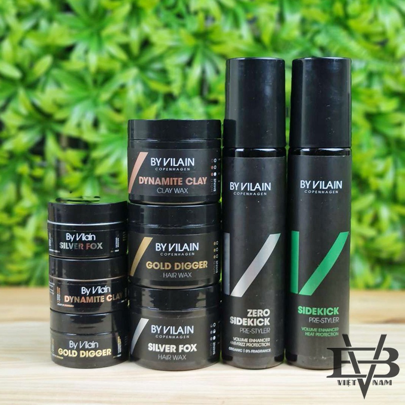 Sáp vuốt tóc By Vilain các phiên bản từ ĐAN MẠCH | GOLD DIGGER - DYNAMITE CLAY SILVER FOX
