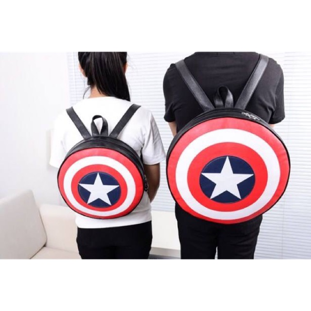 [MARVELSTORE] Balo vải da captain