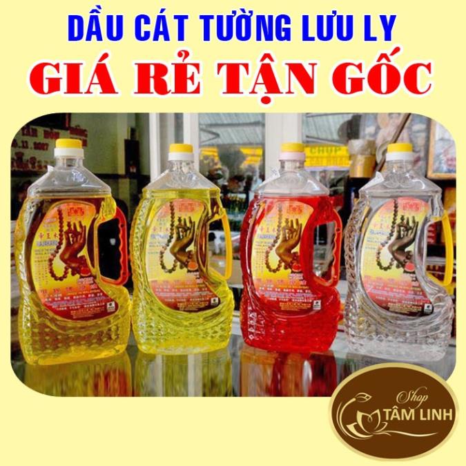 DẦU CÁT TƯỜNG LƯU LY - Nhiều màu không mùi không khói GIÁ RẺ BẤT NGỜ