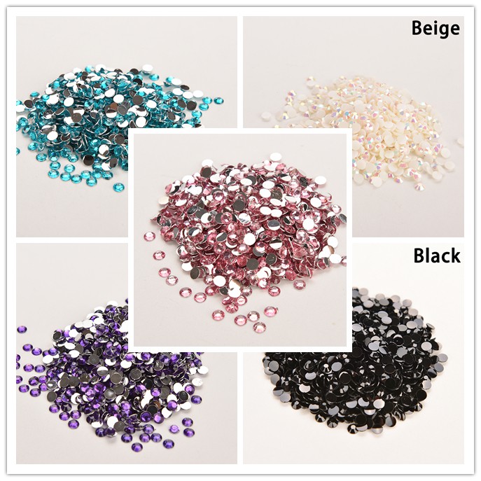 [GJ] 1000 hạt pha lê giả lấp lánh dùng làm móng nghệ thuật