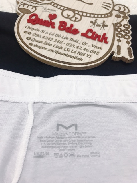 [Mã 12FASHIONSALE1 giảm 10K đơn 50K] Quần lót đùi nâng mông/ boxer cao cấp xuất Xịn MAIDENFORM women cotton bodyshort | BigBuy360 - bigbuy360.vn