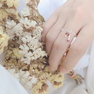 Nhẫn kết hạt cườm phong cách Hàn Quốc