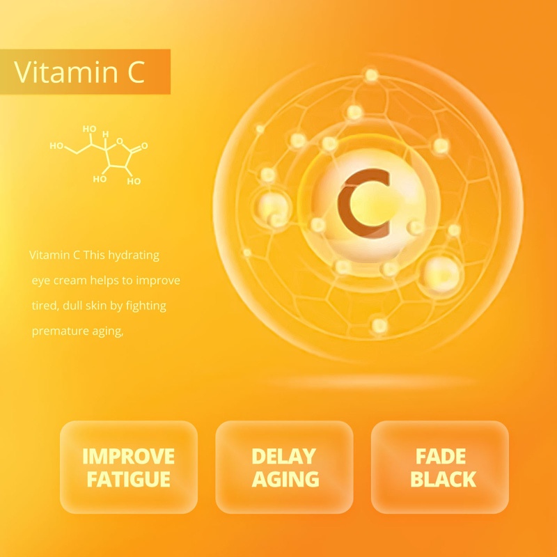 Kem Dưỡng Da Mắt YOUYO Chiết Xuất Vitamin C Làm Sáng Da Chống Quầng Thâm