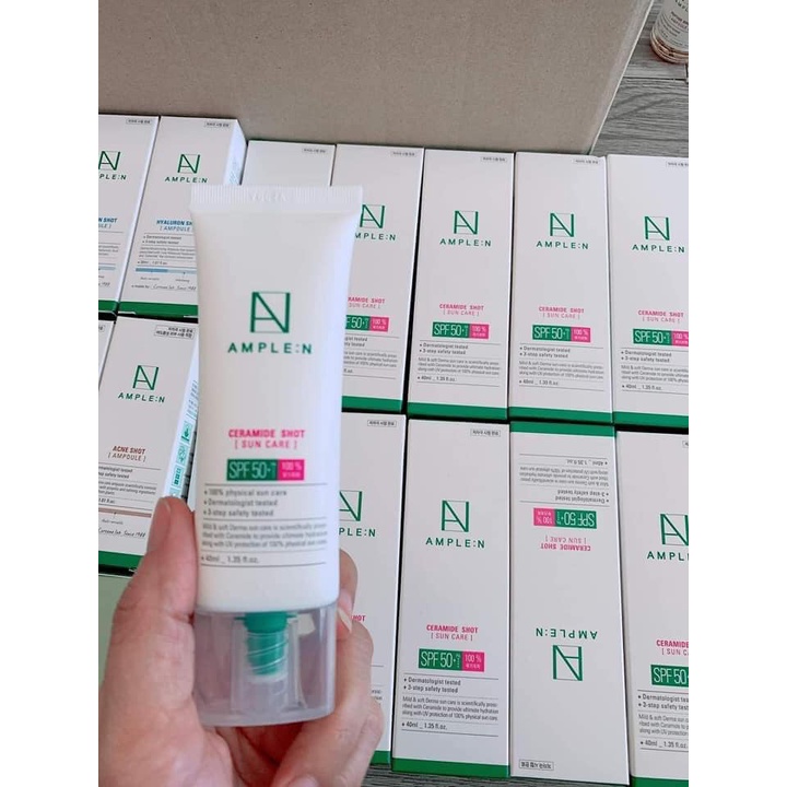 Kem chống nắng COREANA AMPLE:N Ceramide Shot Sun Care SPF 50+PA++++