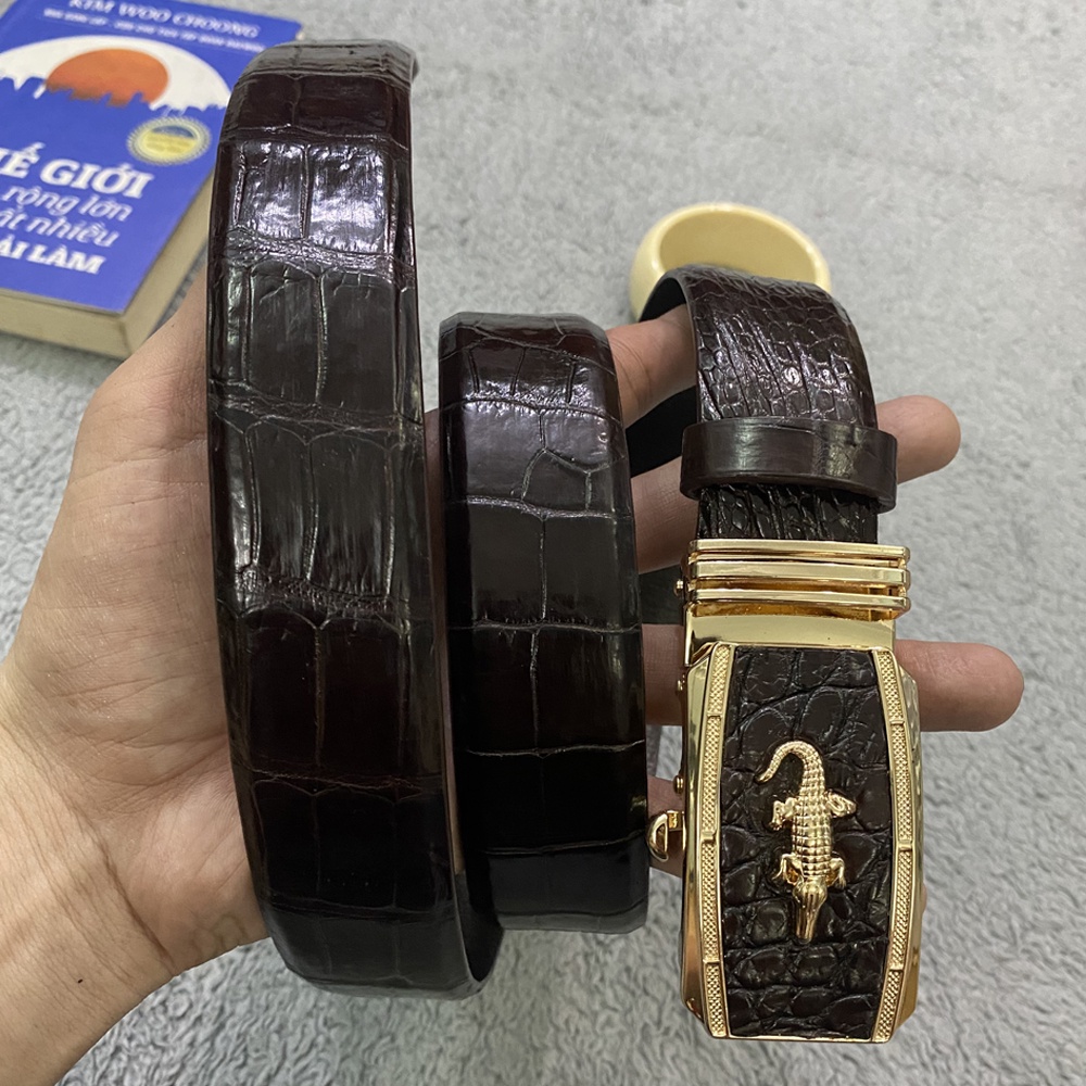 Thắt Lưng Nam da cá sấu TIẾN CÔNG thời trang TCN2010
