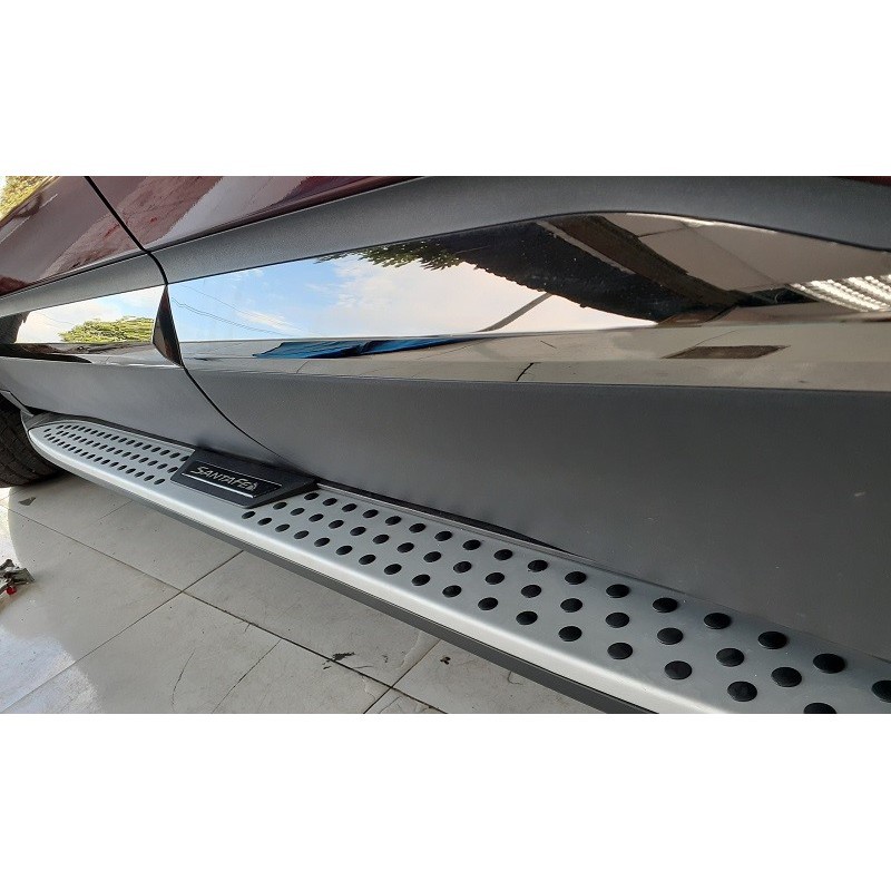 Bậc bệ bước chân lên xuống xe Hyundai Santafe 2019 - 2021 - hàng đẹp