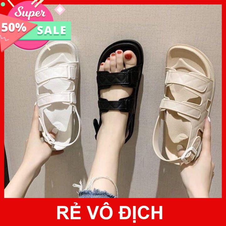 💤 FREESHIP 💤 Saldal cao su nhựa dẻo, êm chân, không thấm nước, tăng chiều cao nữ