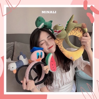 Bờm Tóc Thú Bông Hình Khủng Long Dễ Thương Xinh Xắn MINALI