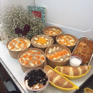 Combo 50 Bát Giấy Kraft 750ml & 1000ml - Bát Giấy Dùng 1 Lần Có Nắp Lavana