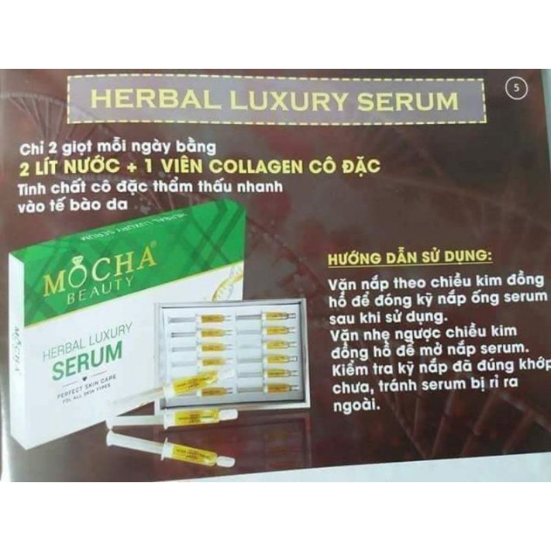 1 hộp SERUM TẾ BÀO GỐC MOCHA CHO DA NHẠY CẢM