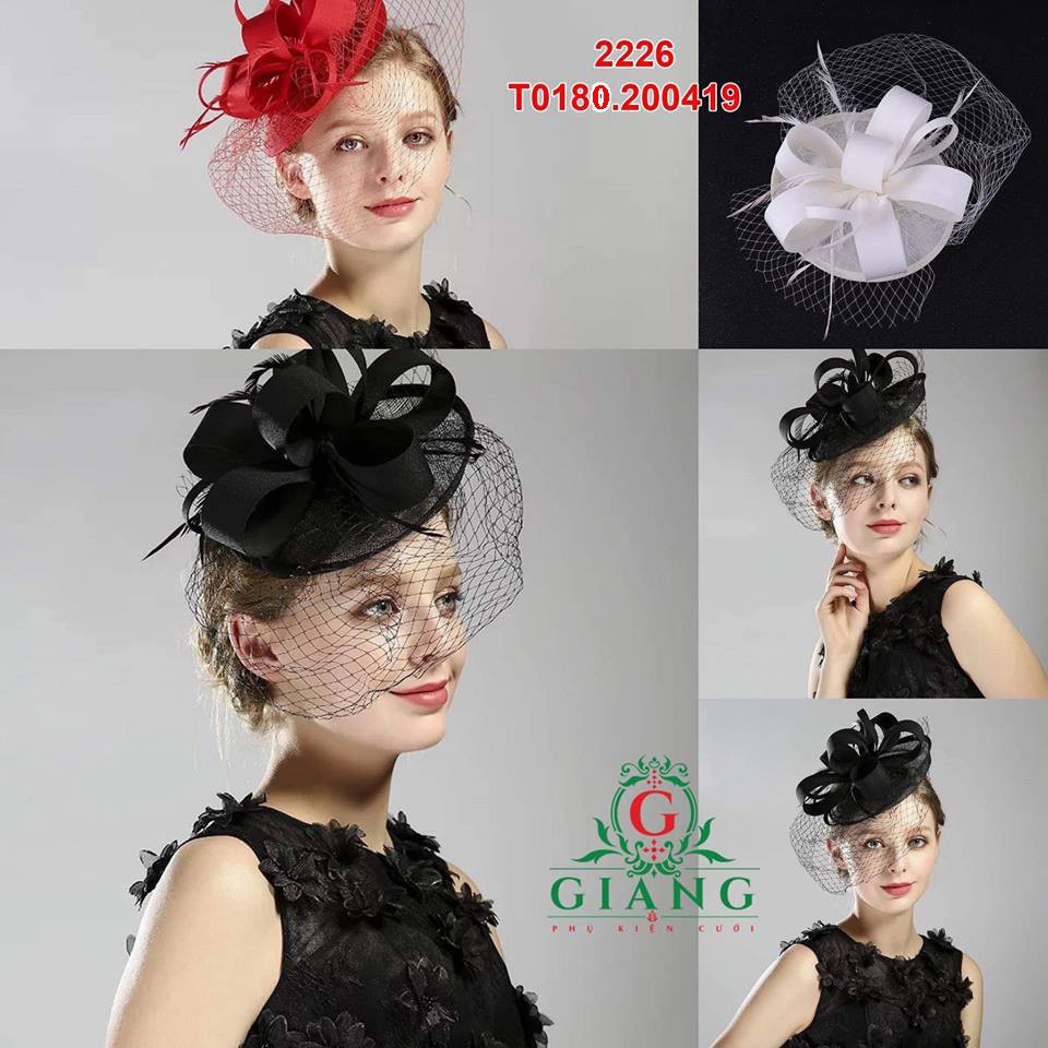 Mũ cô dâu thời trang mới