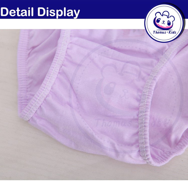 Set 5 Quần Lót Cotton Mềm Mại Thoáng Khí Cho Bé Gái 2-13 Tuổi