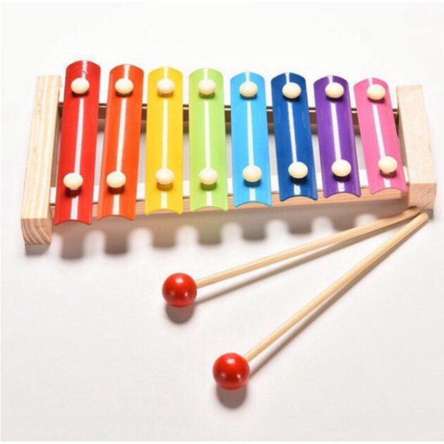 Đồ Chơi Đàn Gỗ Xylophone 8 Quãng-Đồ Chơi Âm Nhạc An Toàn Cho Bé TRITUEVIET