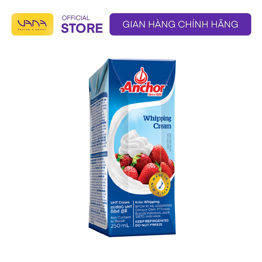 Kem whipping cream Anchor