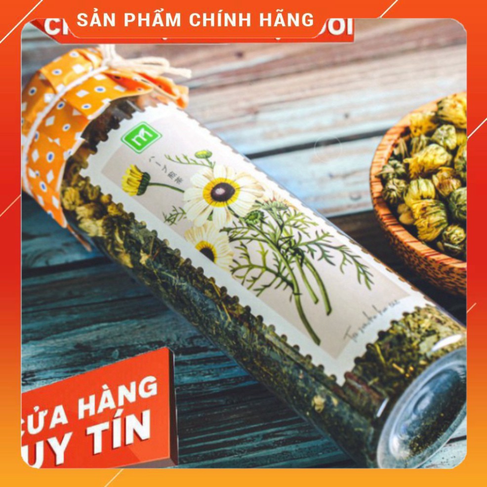 L'angfarm | Trà sencha hoa cúc hộp 82g Matchi Matcha được chế biến tự nhiên vệ sinh an toàn, không chất bảo quản.