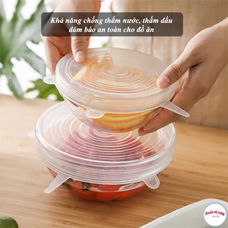 Nắp Đậy Silicon Bảo Quản Thực Phẩm Bảo Quản Thức Ăn an toan tuyệt đối