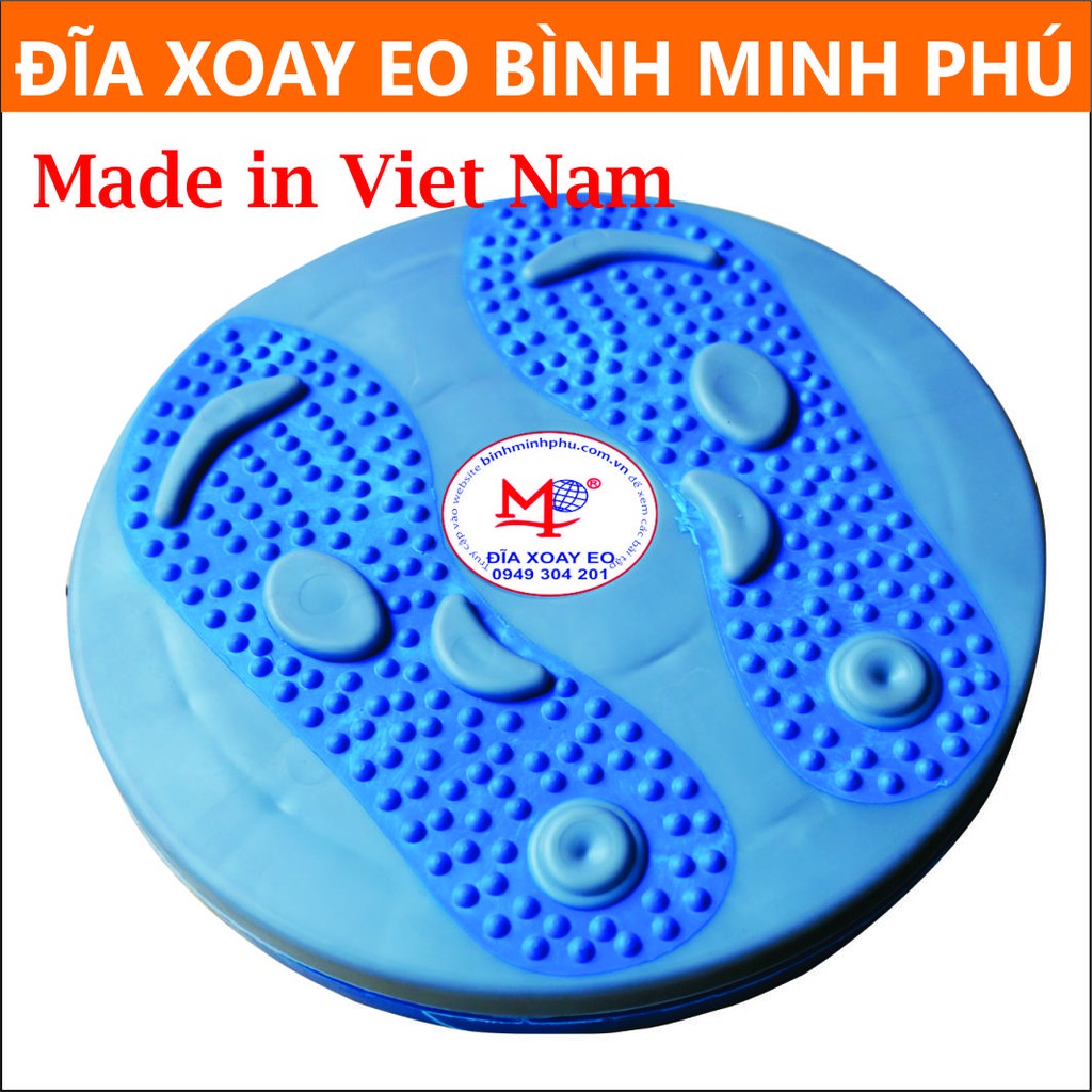 ĐĨA XOAY EO 360 ĐỘ BÌNH MINH PHÚ TỰ HÀO HÀNG VIỆT GIÚP EO THON GỌN SĂN CHẮC MADE IN VIET NAM