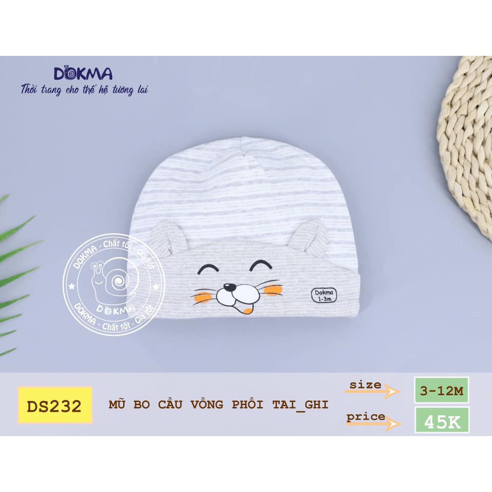 Mũ bo cầu vồng phối tai Dokma DS232