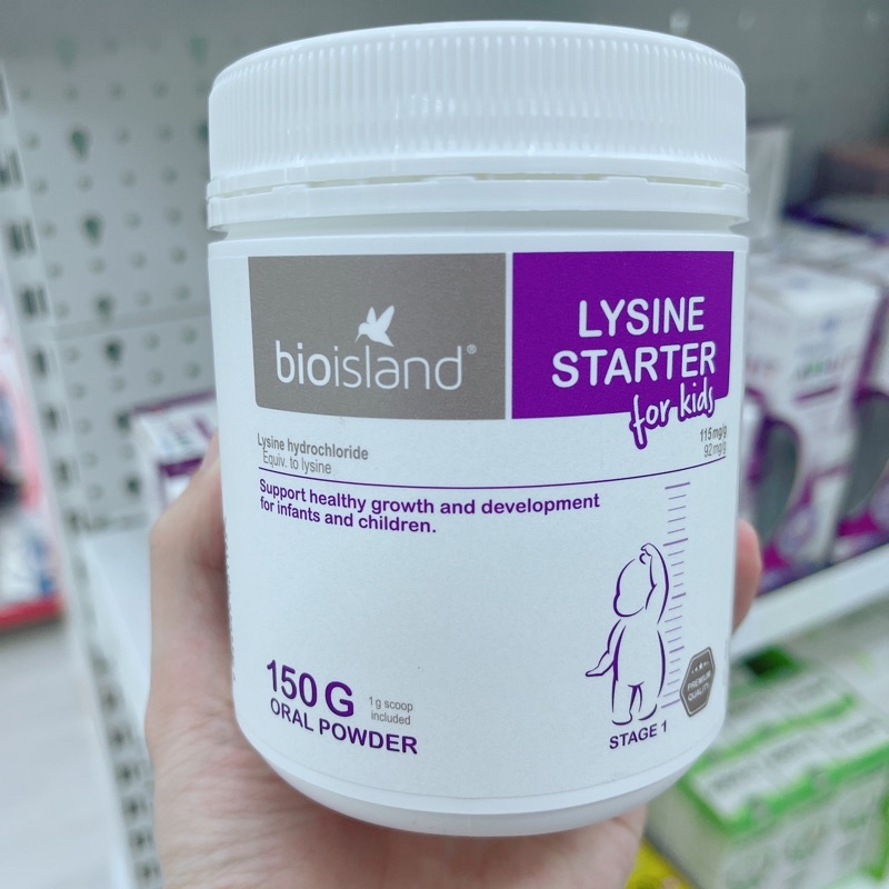 Bio Island Lysine Starter Cho Trẻ Dưới 6 Tuổi Của Úc