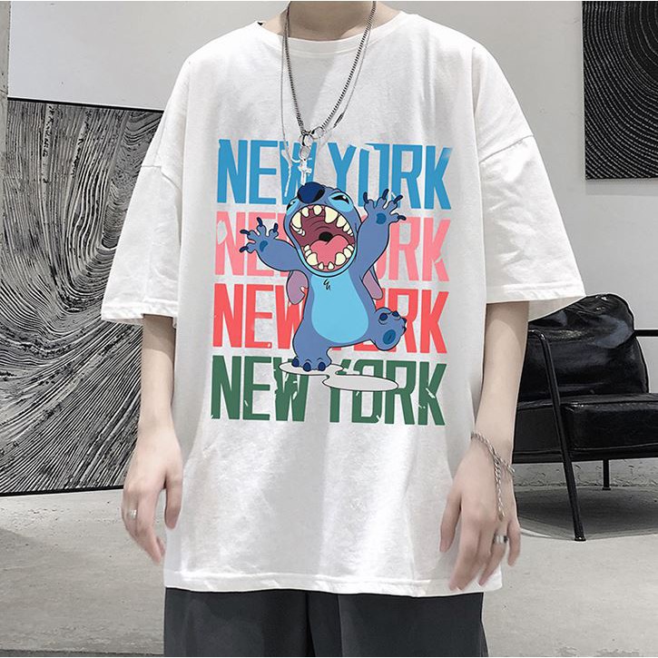 Áo thun tay lỡ Unisex, áo phông form rộng M464 LK SHOP