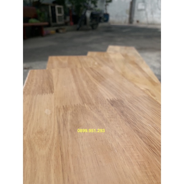 100% gỗ CAO SU tự nhiên ,gỗ làm mặt bàn 50x80x18mm