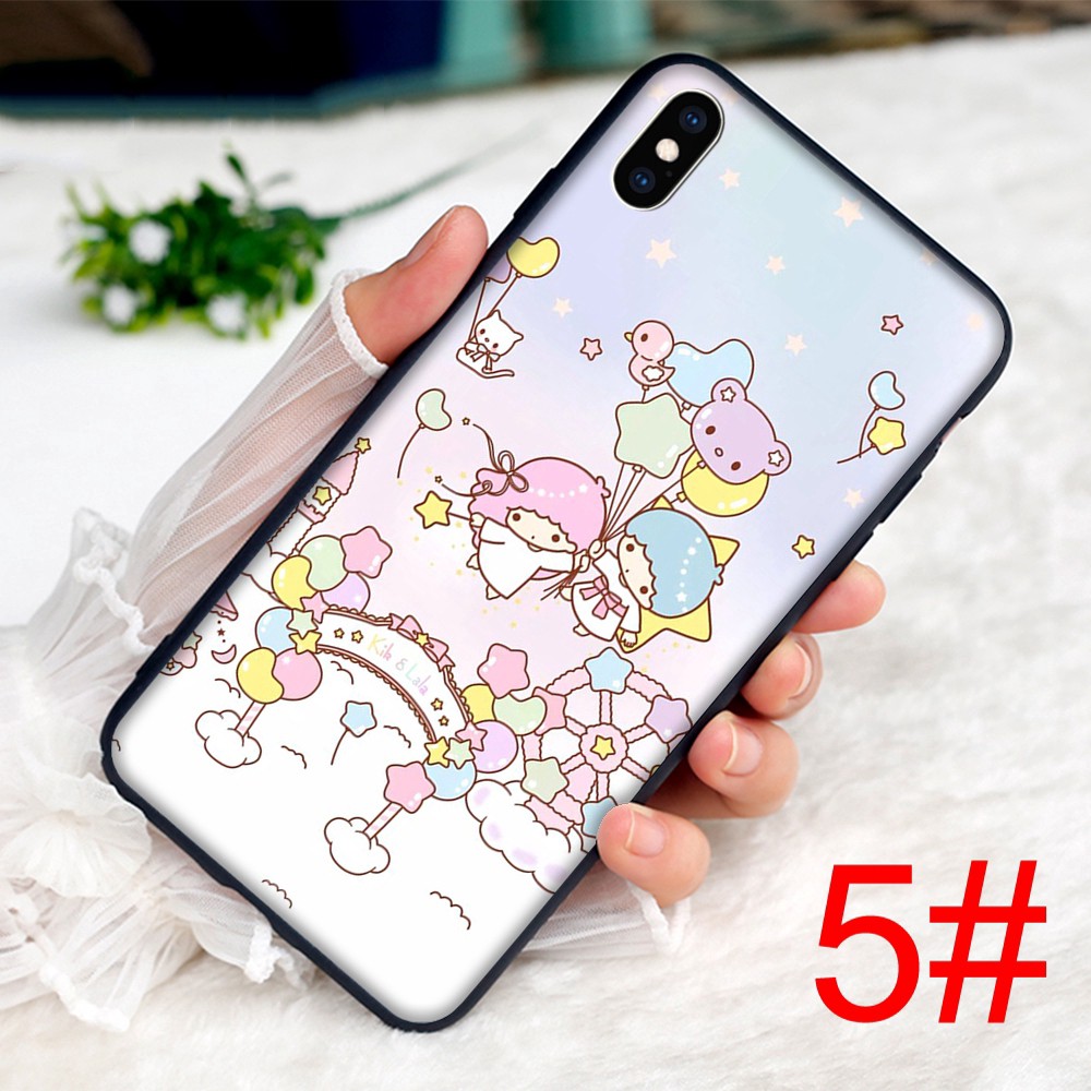 Ốp điện thoại mềm họa tiết Little Twin Stars cho iPhone 12 11 Mini X XS XR Pro Max