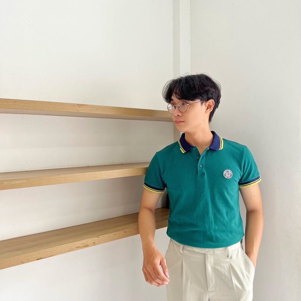 [49K/ÁO] Áo POLO nam Hàn Quốc size M - Hàng 2hand tuyển chọn