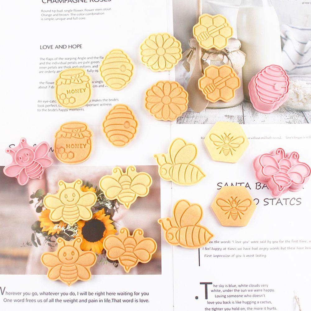 LONTIME Set 8 Khuôn Nhấn Bánh Quy Hình Hoạt Hình 3D DIY