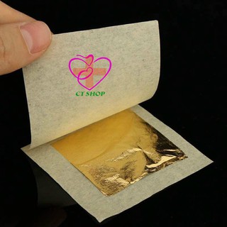 Vàng Lá 24k Đắp Mặt Làm Đẹp (10 Miếng)