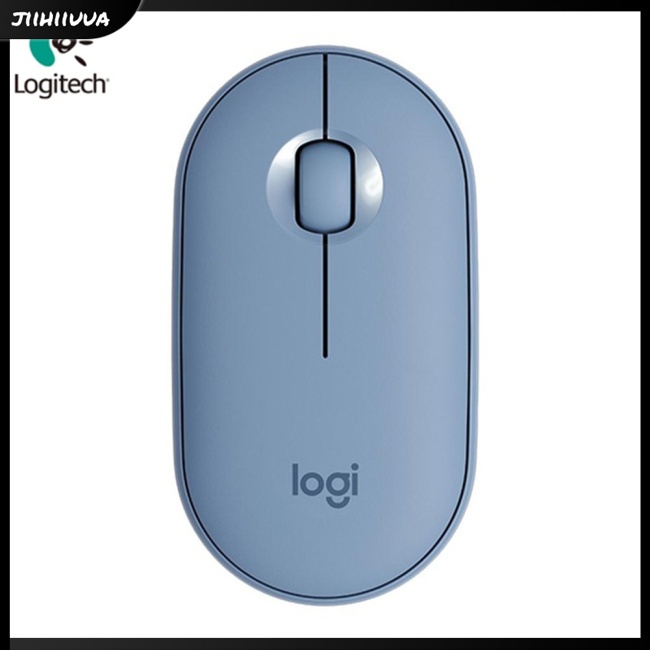 Chuột Bluetooth Không Dây JL- Logitech Pebble M350 5.2 + 2.4G Chế Độ Kép Yên Tĩnh
