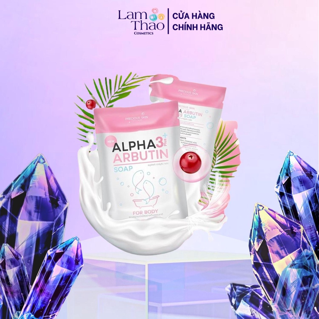 Xà Phòng Tắm Trắng Da Precious Skin Alpha Arbutin Plus Soap