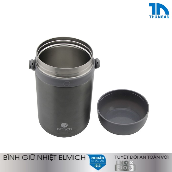 Hộp cơm giữ nhiệt Inox 304 nhập khẩu CH Séc 1800ml Elmich EL3128 Bảo hành 12 tháng