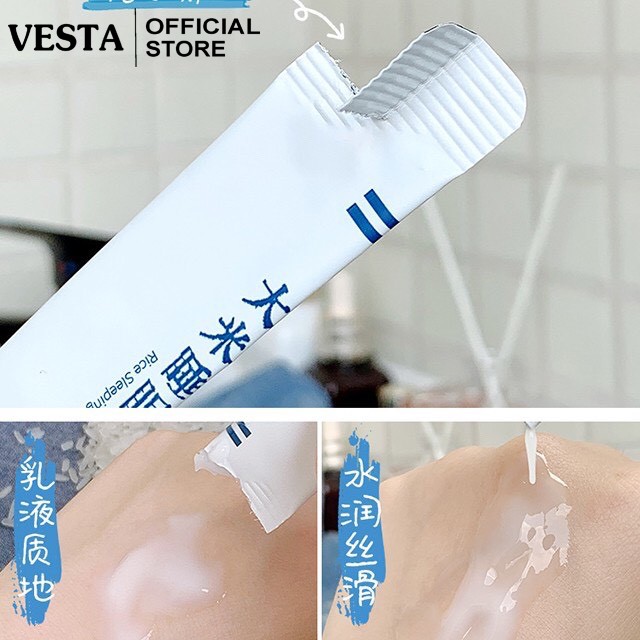 Mặt nạ ngủ - 1 gói lẻ mặt nạ dưỡng da Hanru - mask thạch gạo trắng da và dưỡng ẩm | BigBuy360 - bigbuy360.vn