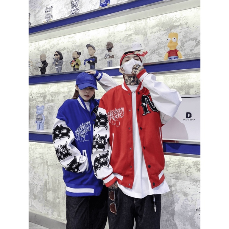 Áo Khoác Bomber Unisex Chữ N Chất Nỉ Mềm Mịn Phong Cách Bóng Chày Form Rộng Che Nắng Tốt Mặc Đẹp Thoải Mái NEW UNISEX