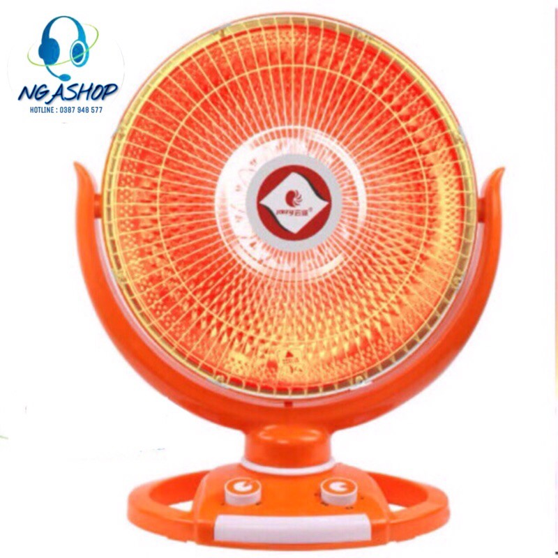 Đèn sưởi ,Quạt sưởi ấm mùa đông cho bé ,bóng halogen và bóng dạng than ,hình nón công suất 500W -1000W -giao ngẫu nhiêni