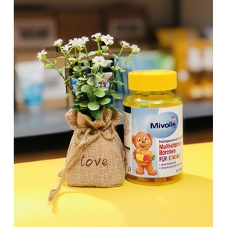 Kẹo gấu Mivolis Multivitamin-Bärchen für Kinder [Hàng Đức]
