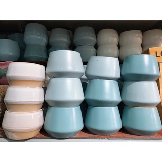 Chậu sứ miệng túm trồng cây