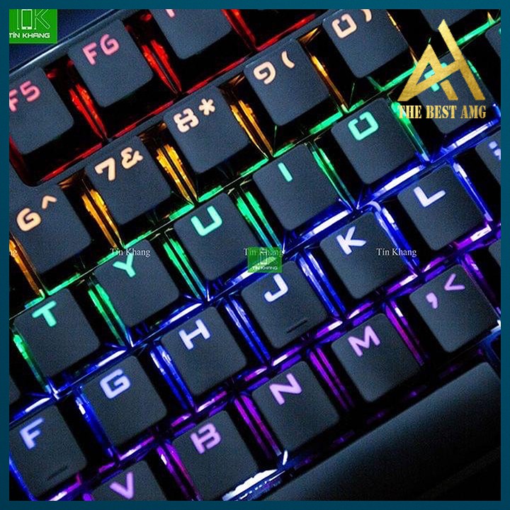 Bàn Phím Máy Vi Tính Laptop Chơi Game HP GK100 Đèn LED 7 Màu RGB - Bàn phím Cơ Keyboard Gaming Có Dây