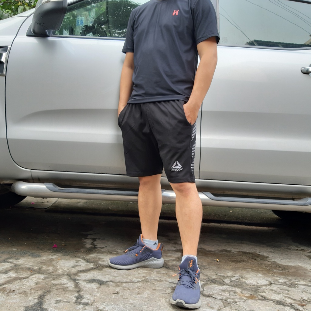 Quần đùi nam thể thao quần short cao cấp phong cách trẻ trung năng động có túi khoá kéo, chất vải dày dặn 𝗥𝗘𝗘𝗕𝗢𝗞