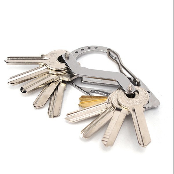 Móc khóa đa năng nhỏ gọn Móc khóa Gear EDC keychain