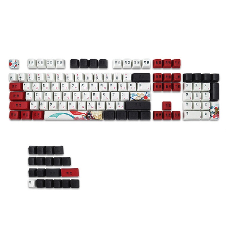 Nắp Đậy Bàn Phím Cơ OEM PBT 123Keys Nhuộm Màu In Tên Nhóm Nhạc Bts