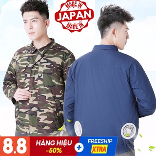 Áo Điều Hòa Nhật Bản chính hãng - Áo Lao Động có quạt điều hòa