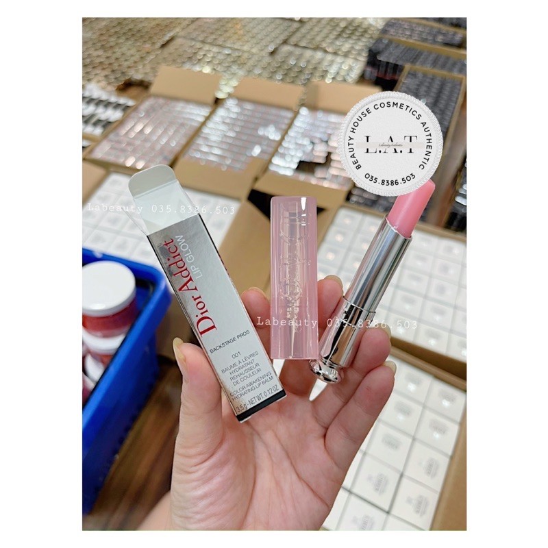 Set son dưỡng dior lip grow sẵn màu 001, 004 ( 3,5g) | BigBuy360 - bigbuy360.vn