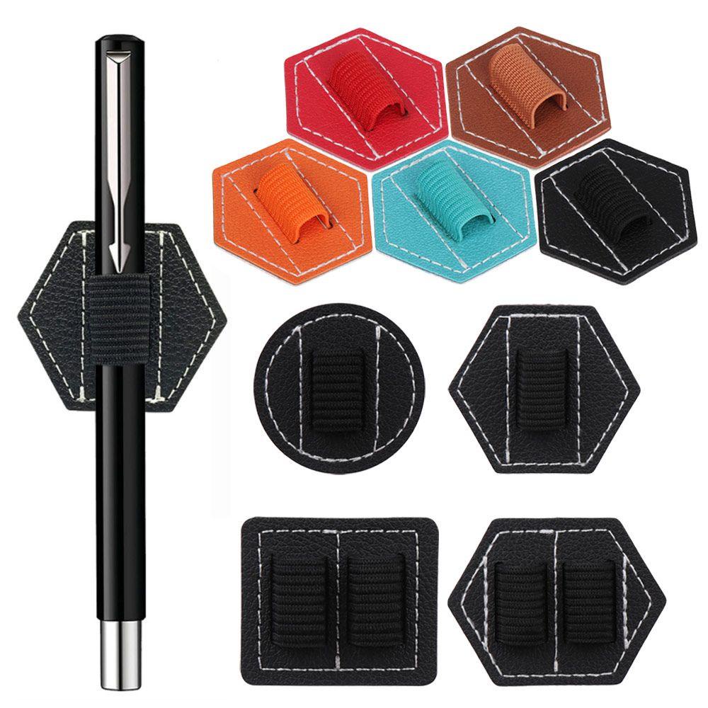 CHOOKEY Kẹp Bút Bằng Da Co Giãn Tiện Dụng Dành Cho Văn Phòng