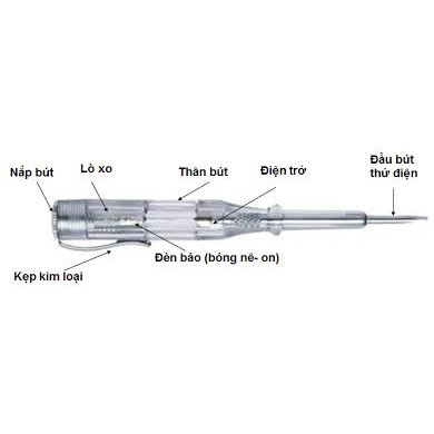 Bút thử điện hiện đèn