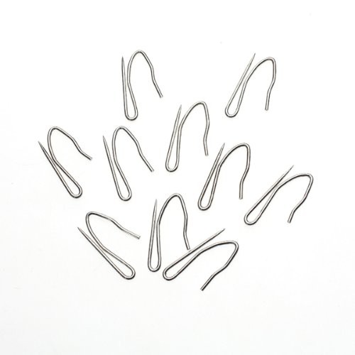 10pcs Curtain Drapery Pin Hooks - Silvery
