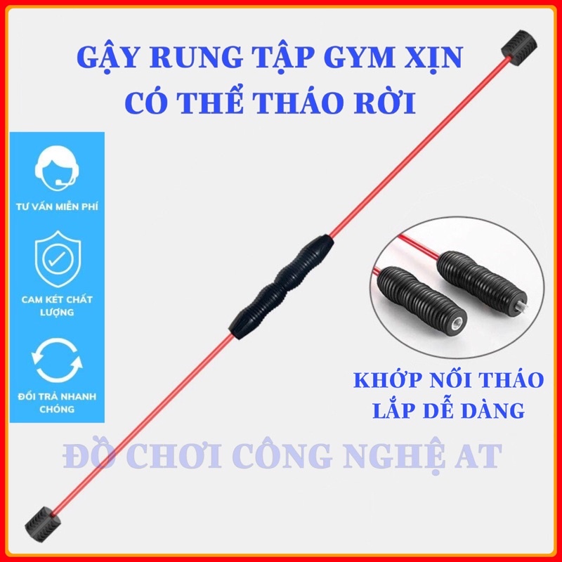 GẬY RUNG ĐÀN HỒI TẬP GYM CAO CẤP, GẬY TẬP THỂ DỤC TẠI NHÀ CÓ THỂ THÁO RỜI TIỆN LỢI