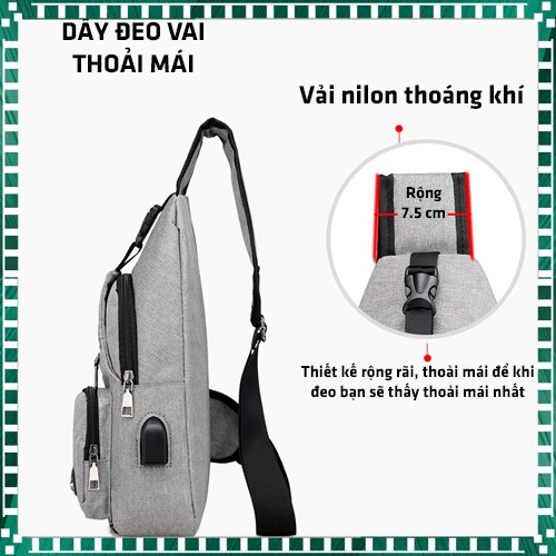 Túi Đeo Chéo Nam Nữ Balo Cặp Bao Tử Mini Thể Thao Hàn Quốc Dùng Đi Chơi Đi Học, Đi Làm Giá Rẻ (Shop Bố Tôm)