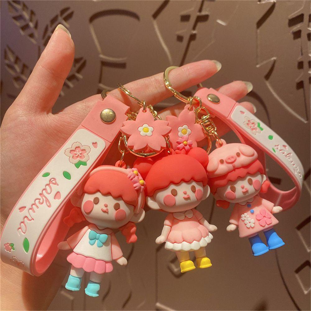 Móc Khóa Mô Hình Nhân Vật Sakura Dễ Thương